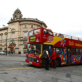Англия Бат улица автобус