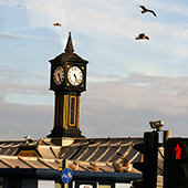 Англия Брайтон башня с часами