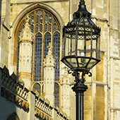 Кембридж фонарь у церкви