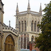 Англия Кембридж башня 1564