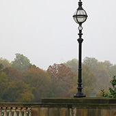 Кембридж фонарь в парке